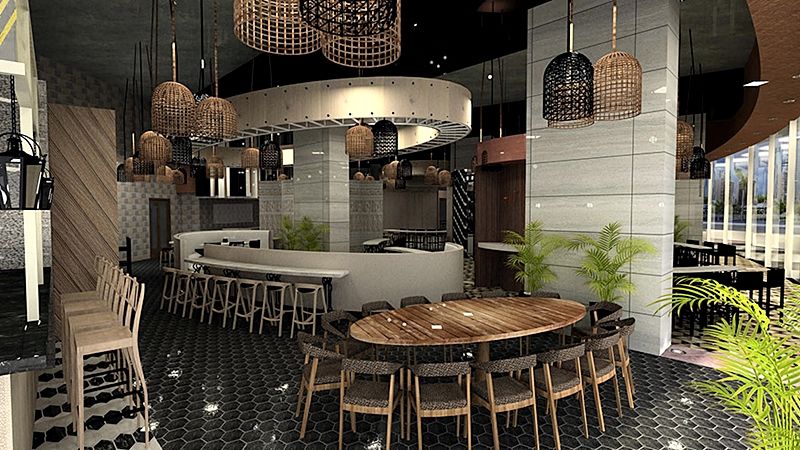 Hotel Las Americas Golden Tower Panama 외부 사진 Interior of the restaurant